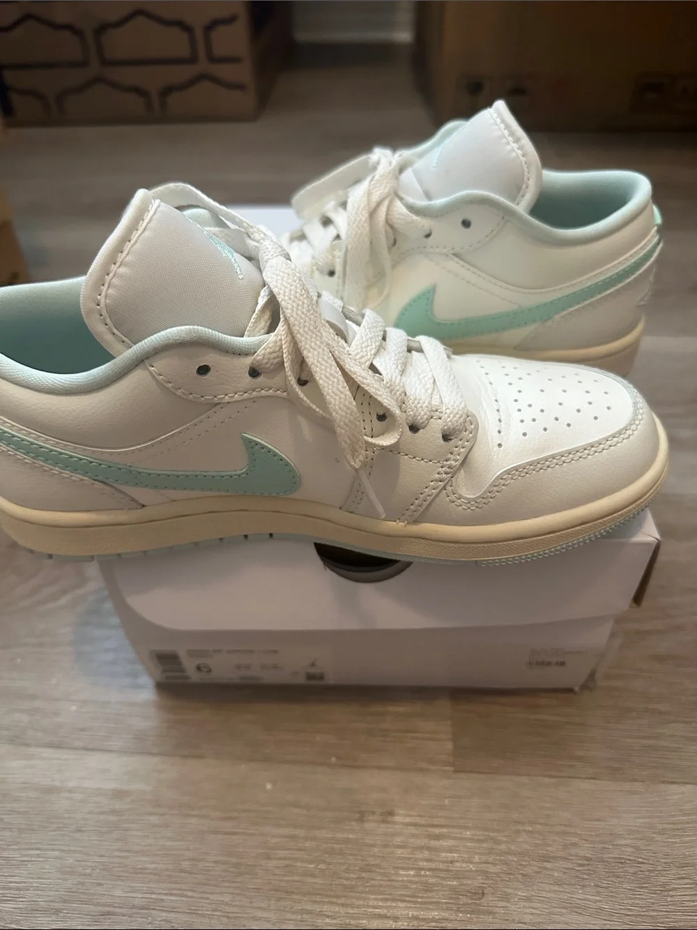 Air Jordan 1 low - Mint/White